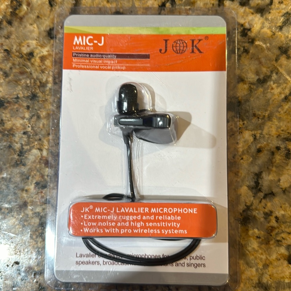 Pro Lavalier Lapel Microphone MIC-J 017